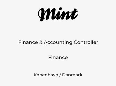 Finance & Accounting Controller 